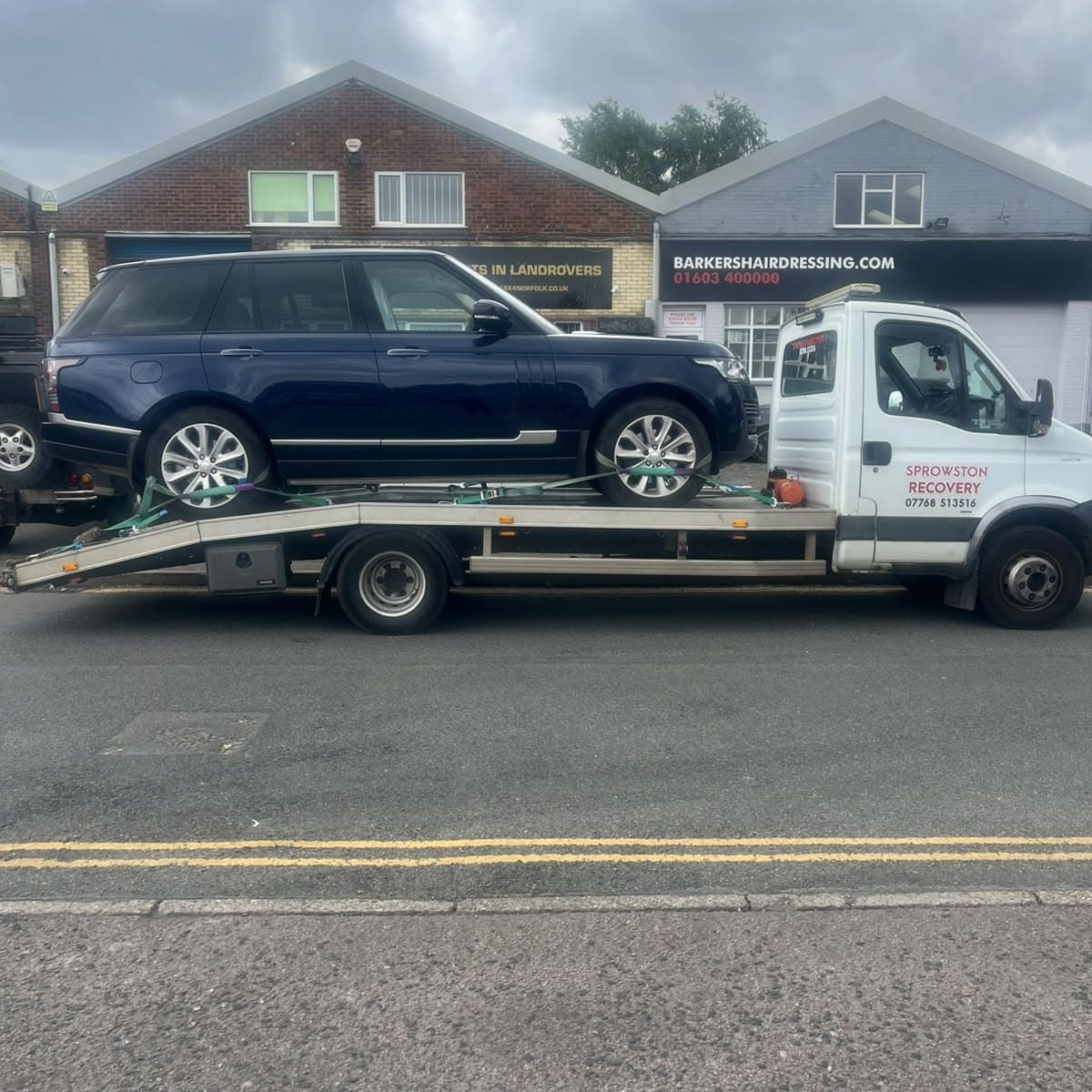 Large car recovery in Norwich by Sprowston Recovery