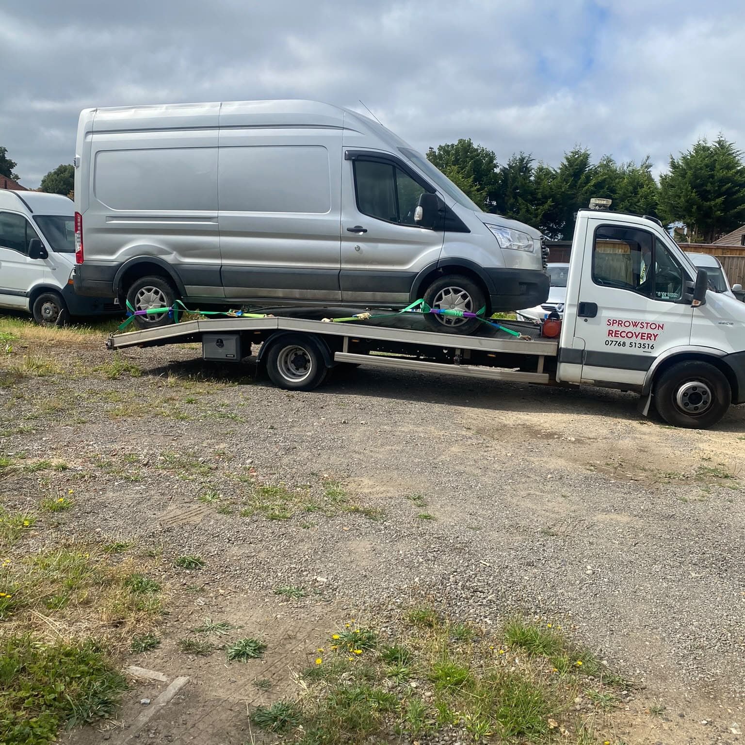 Sprowston Recovery transporting a van in Norwich